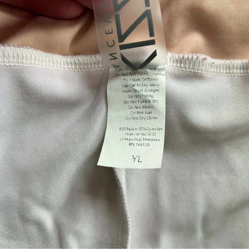 KIZZI DANCEWEAR Girl’s‎ Youth Unitard Burnt Orange & Champagne Metallic Sheen YL